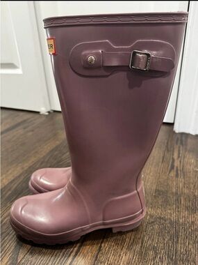 Hunter Boots Wellington Lilac Maeve Color Glossy (6)